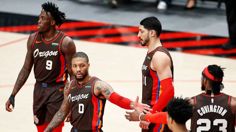 Blazers Clinch Playoff Berth By Routing Nuggets In First-Round Dress Rehearsal